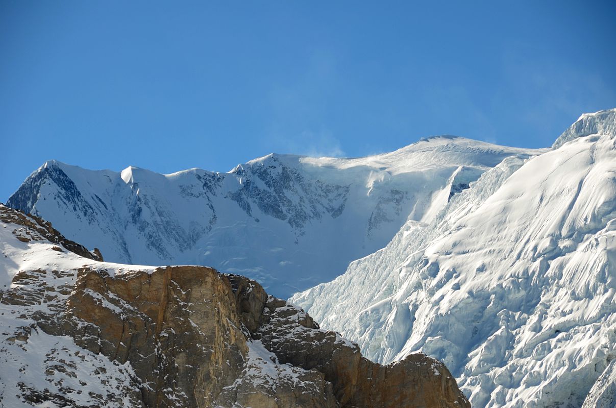 21 Roc Noir Khangsar Kang And Ridge Toward Annapurna I Main From Trail Between Tilicho Tal Lake First Pass And Second Pass 